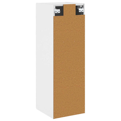 Wand Gemonteerde Badkamerkast Hoogglans Wit 33 x 34,5 x 60 cm