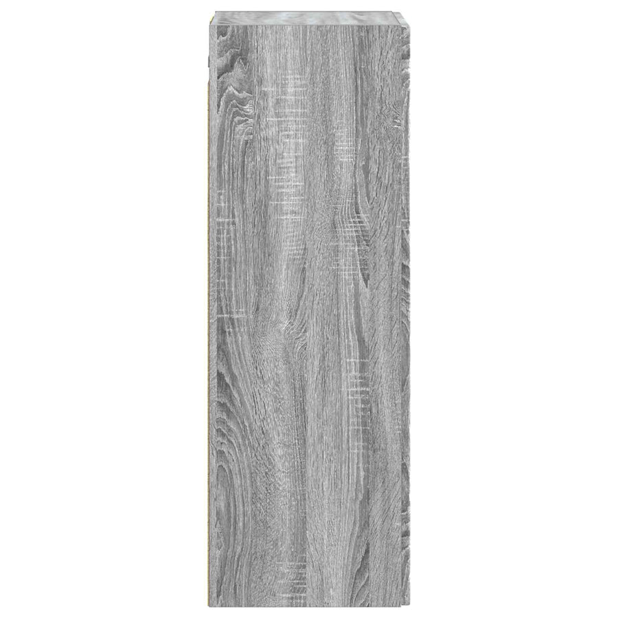 Wand Gemonteerde Badkamerkast Grijs Sonoma 33 x 34,5 x 60 cm