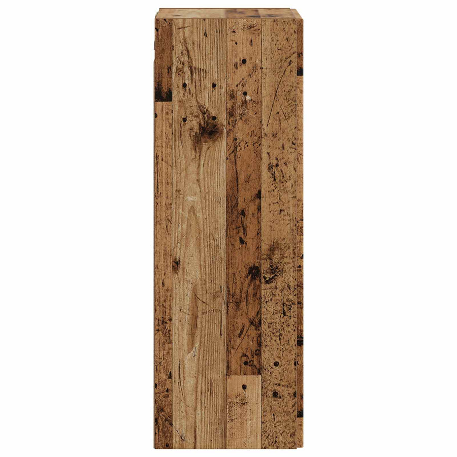 Wand Gemonteerde Badkamerkast Oud hout 33 x 34,5 x 60 cm