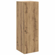 Badkamerkast 33x34.5x60 cm bewerkt hout Artisanaal eiken