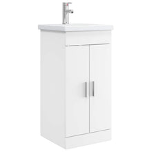 Badkamermeubel met Wasbak Wit 42 x 40 x 84,5 cm Bewerkt hout