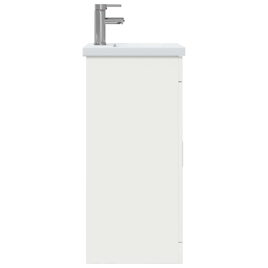 Badkamermeubel met Wasbak Wit 42 x 40 x 84,5 cm Bewerkt hout