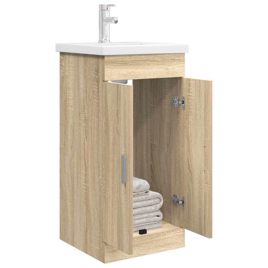 Badkamermeubel met Wasbak Sonoma Eiken 42 x 40 x 84,5 cm