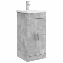 Badkamermeubel met Wasbak Betongrijs 42 x 40 x 84,5 cm