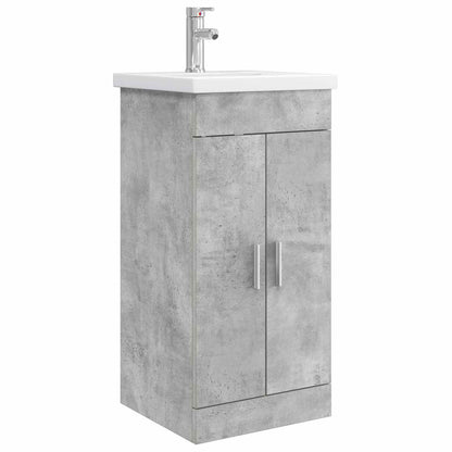 Badkamermeubel met Wasbak Betongrijs 42 x 40 x 84,5 cm