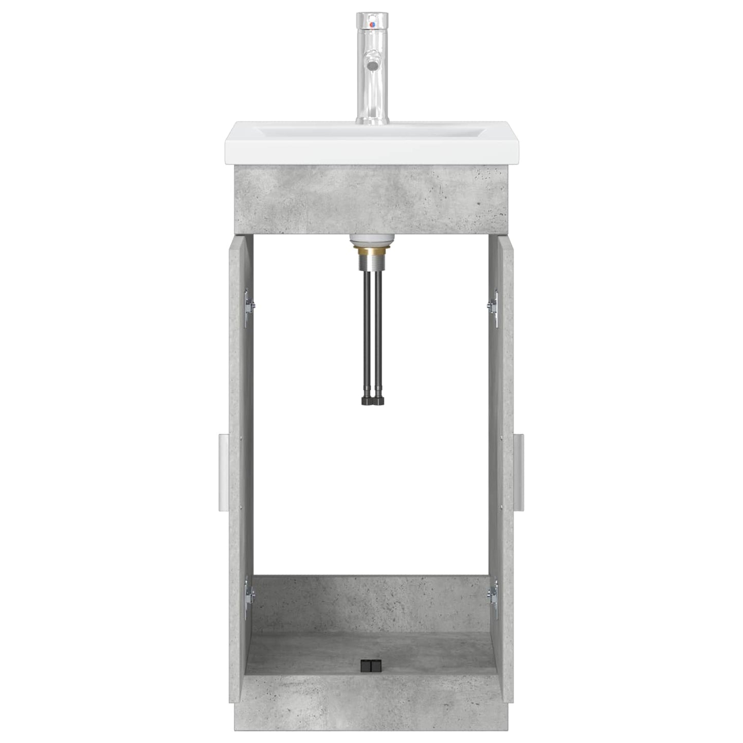 Badkamermeubel met Wasbak Betongrijs 42 x 40 x 84,5 cm