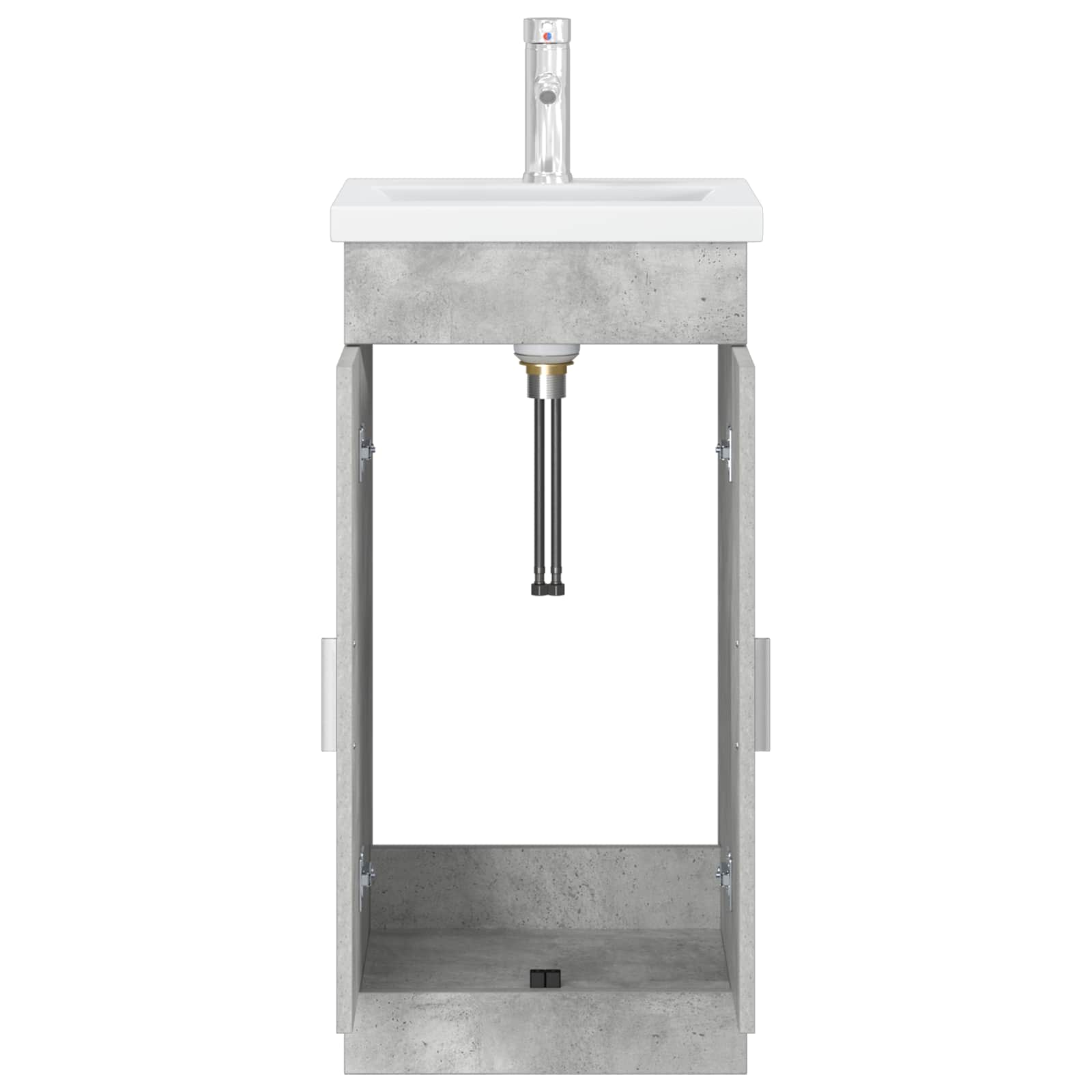 Badkamermeubel met Wasbak Betongrijs 42 x 40 x 84,5 cm