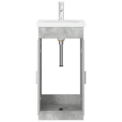 Badkamermeubel met Wasbak Betongrijs 42 x 40 x 84,5 cm