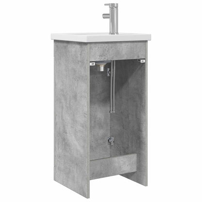 Badkamermeubel met Wasbak Betongrijs 42 x 40 x 84,5 cm