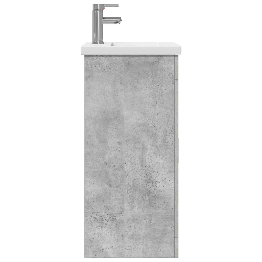 Badkamermeubel met Wasbak Betongrijs 42 x 40 x 84,5 cm