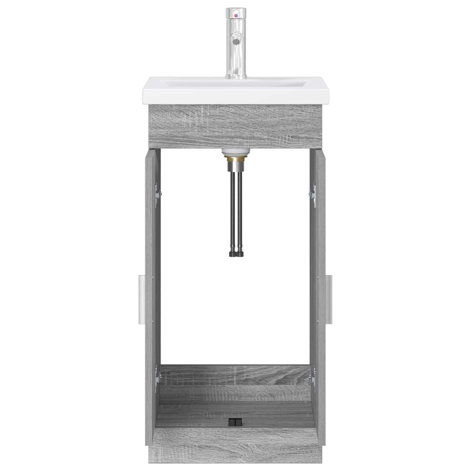 Badkamermeubel met Wasbak Grijs Sonoma 42 x 40 x 84,5 cm