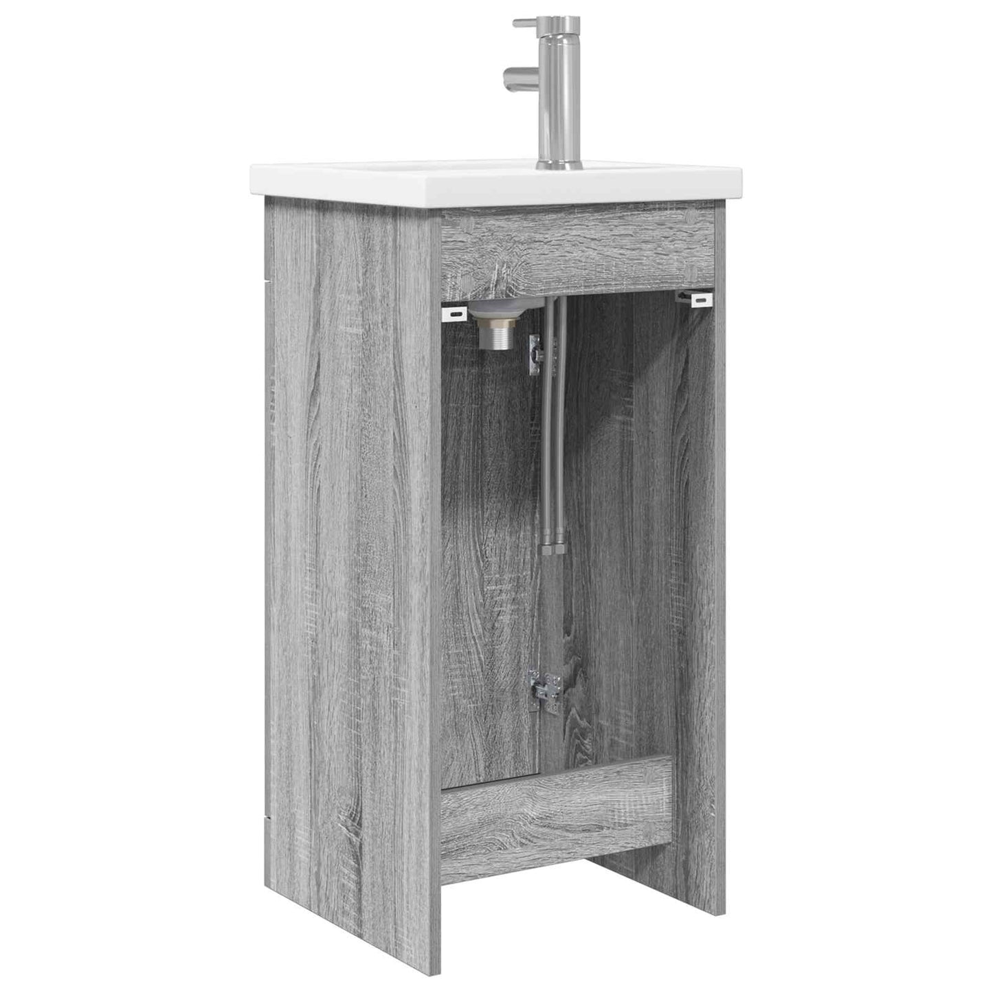 Badkamermeubel met Wasbak Grijs Sonoma 42 x 40 x 84,5 cm