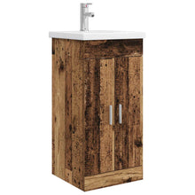 Badkamermeubel met Wasbak Oud hout 42 x 40 x 84,5 cm