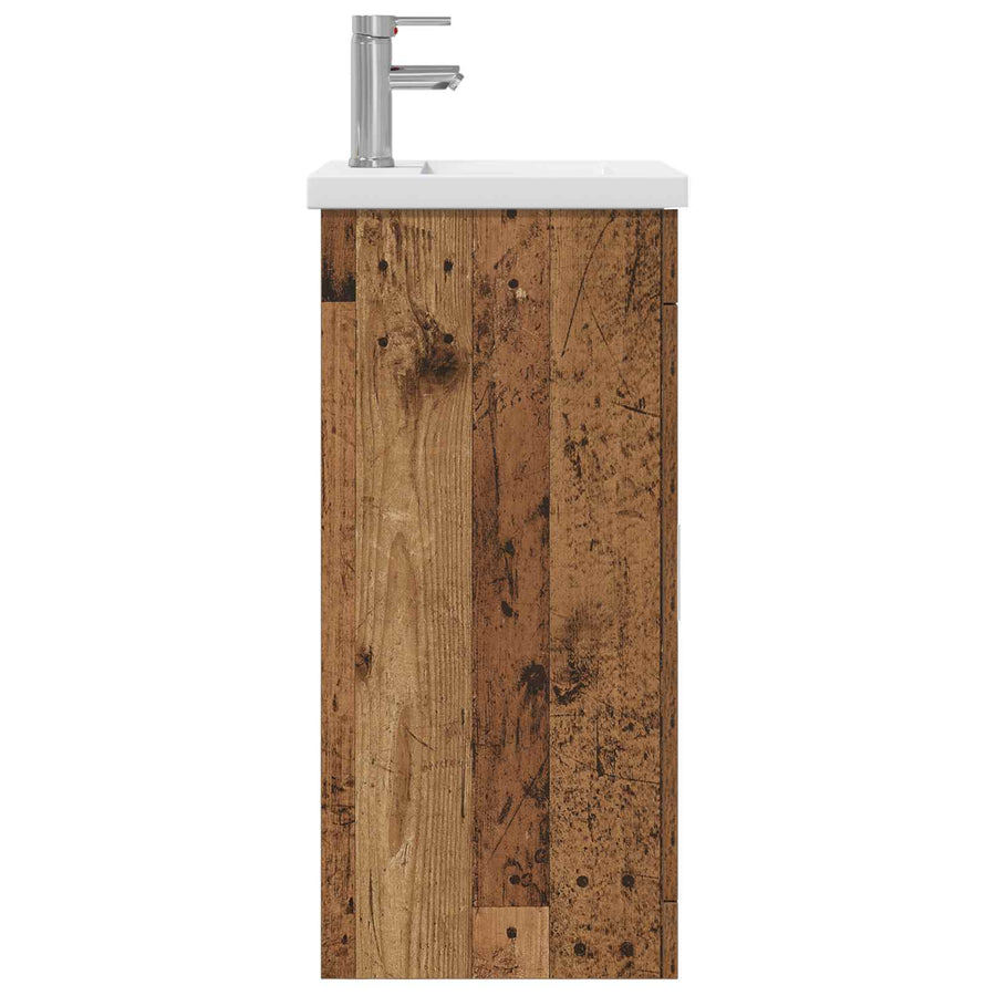 Badkamermeubel met Wasbak Oud hout 42 x 40 x 84,5 cm