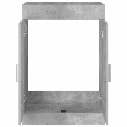 Badkamer Onder Wasbak Kast Betongrijs 56 x 37,5 x 81 cm