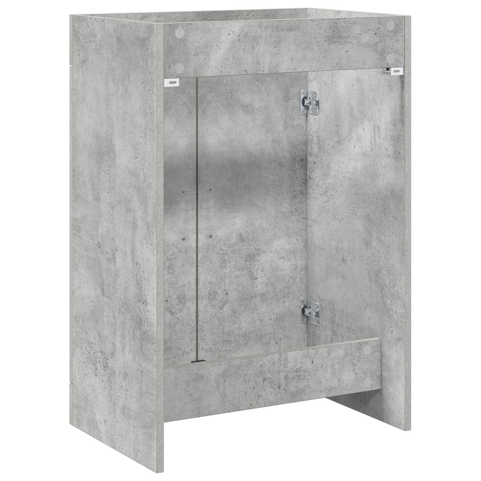 Badkamer Onder Wasbak Kast Betongrijs 56 x 37,5 x 81 cm