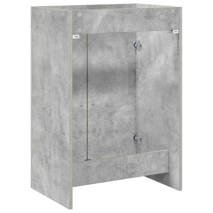 Badkamer Onder Wasbak Kast Betongrijs 56 x 37,5 x 81 cm