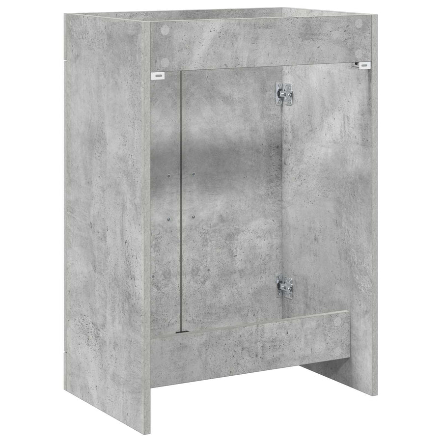 Badkamer Onder Wasbak Kast Betongrijs 56 x 37,5 x 81 cm