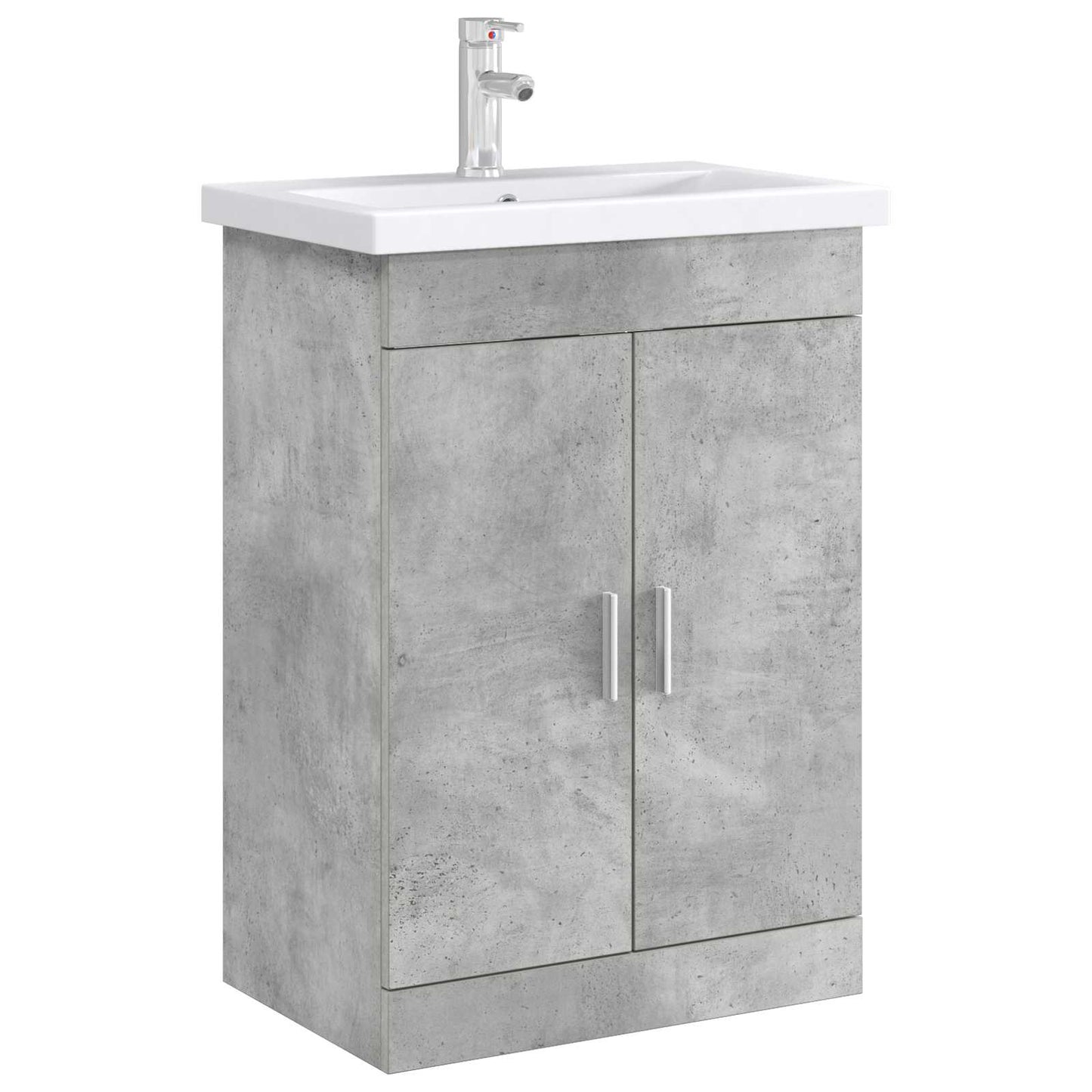 Badkamer Onder Wasbak Kast Betongrijs 56 x 37,5 x 81 cm