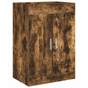 Badkamerkast onder wasbak 56x37,5x81 cm gerookt eiken