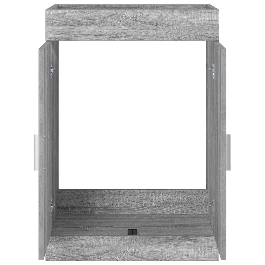 Badkamer Onder Wasbak Kast Grijs Sonoma 56 x 37,5 x 81 cm