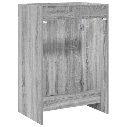 Badkamer Onder Wasbak Kast Grijs Sonoma 56 x 37,5 x 81 cm