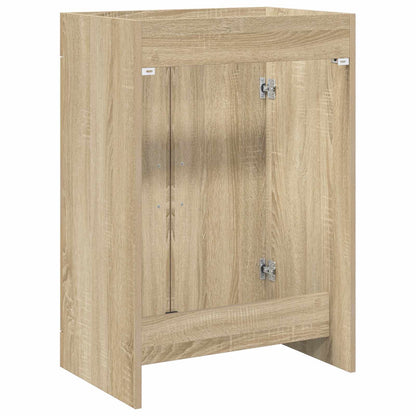 Badkamer Onder Wasbak Kast Sonoma Eiken 78,5 x 37,5 x 81 cm