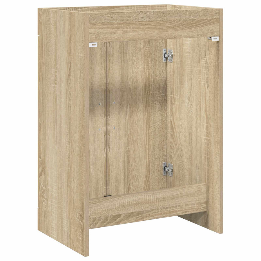 Badkamer Onder Wasbak Kast Sonoma Eiken 78,5 x 37,5 x 81 cm