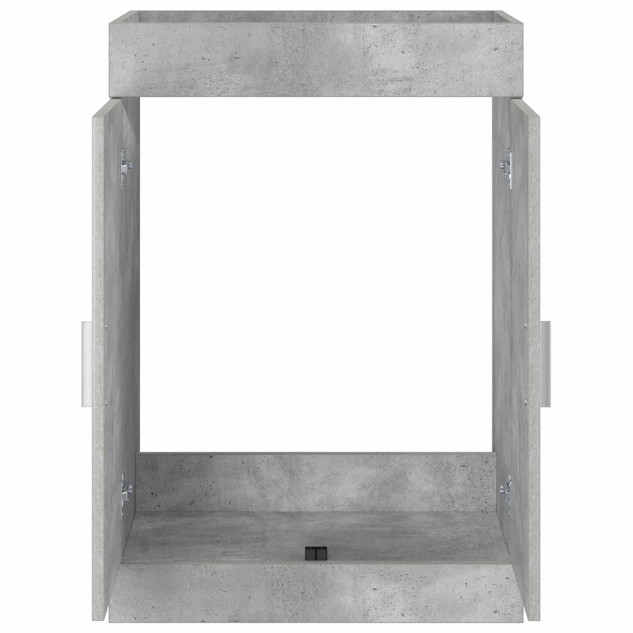 Badkamer Onder Wasbak Kast Betongrijs 78,5 x 37,5 x 81 cm