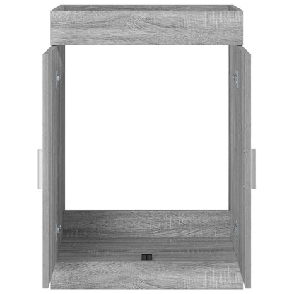 Badkamer Onder Wasbak Kast Grijs Sonoma 78,5 x 37,5 x 81 cm