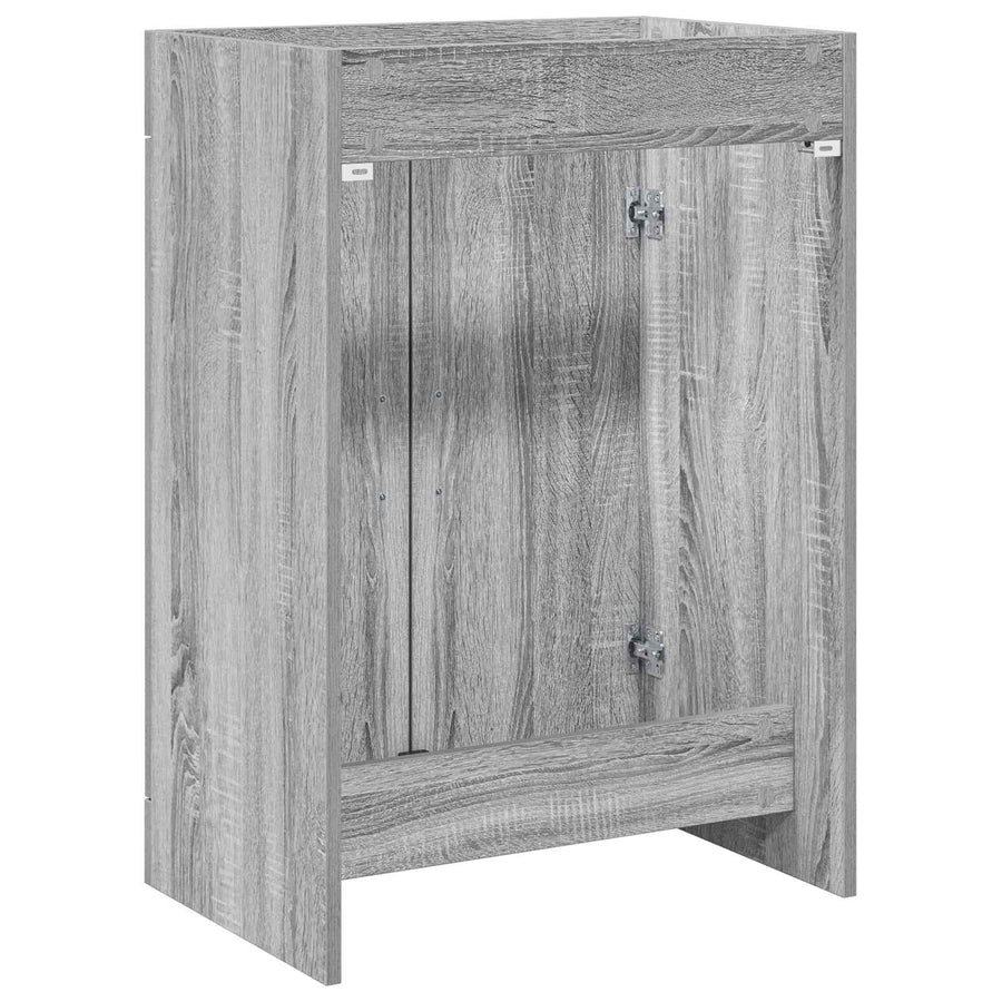 Badkamer Onder Wasbak Kast Grijs Sonoma 78,5 x 37,5 x 81 cm