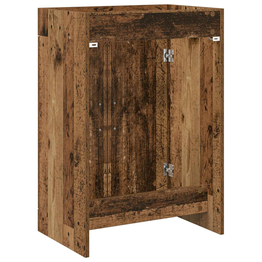 Badkamer Onder Wasbak Kast Oud hout 78,5 x 37,5 x 81 cm