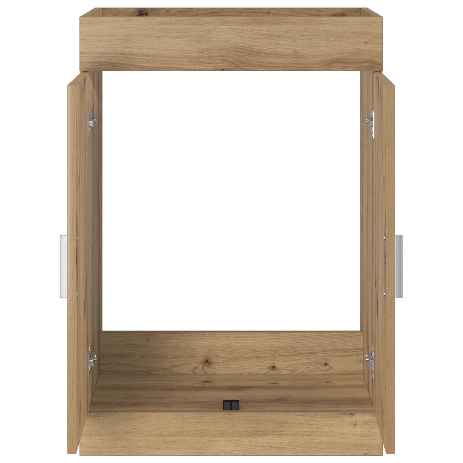 Badkamer Onder Wasbak Kast Artisanaal eiken 78,5 x 37,5 x 81 cm