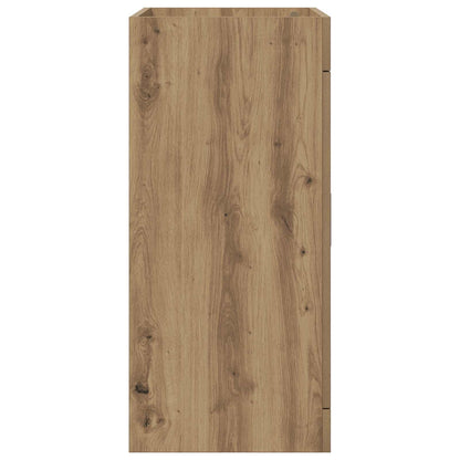 Badkamer Onder Wasbak Kast Artisanaal eiken 78,5 x 37,5 x 81 cm