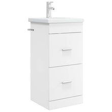 Badkamermeubel met Wasbak Wit 42 x 40 x 84,5 cm Bewerkt hout