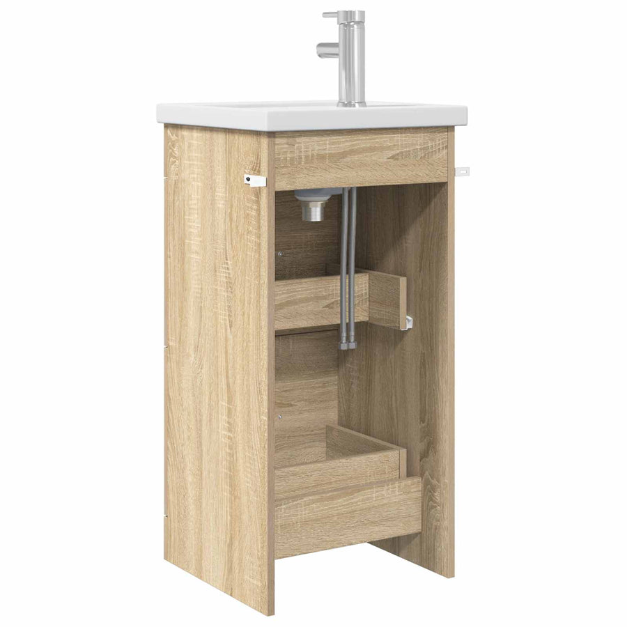 Badkamermeubel met Wasbak Sonoma Eiken 42 x 40 x 84,5 cm