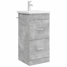 Badkamermeubel met Wasbak Betongrijs 42 x 40 x 84,5 cm