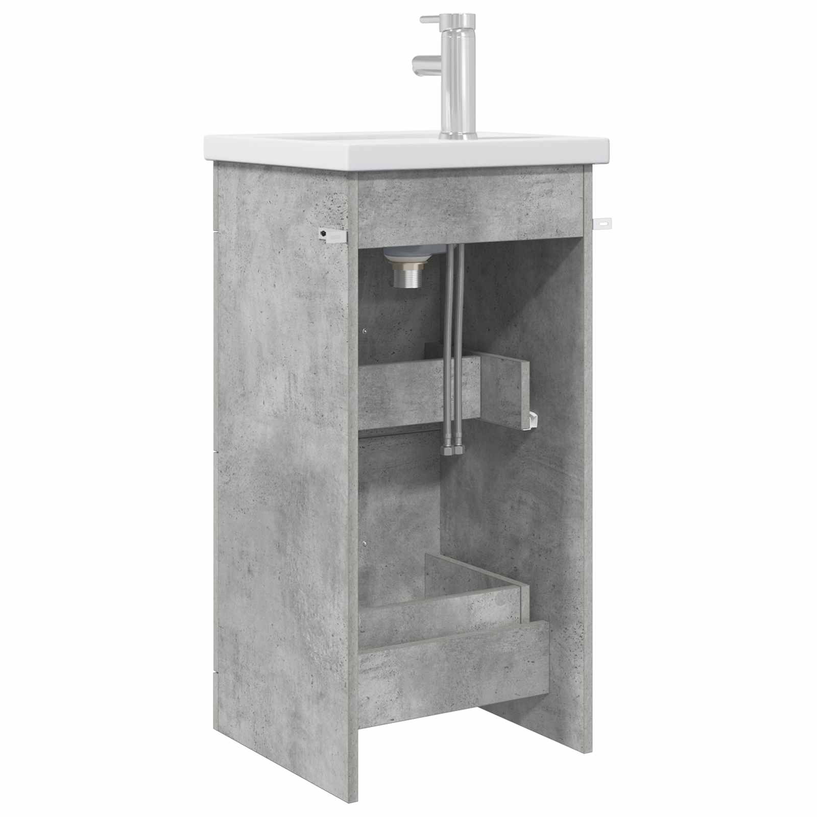 Badkamermeubel met Wasbak Betongrijs 42 x 40 x 84,5 cm