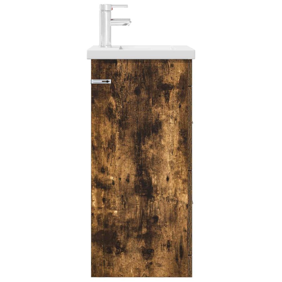 Badkamermeubel met Wasbak Gerookt eiken 42 x 40 x 84,5 cm