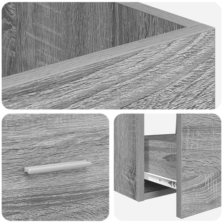Badkamermeubel met Wasbak Grijs Sonoma 42 x 40 x 84,5 cm