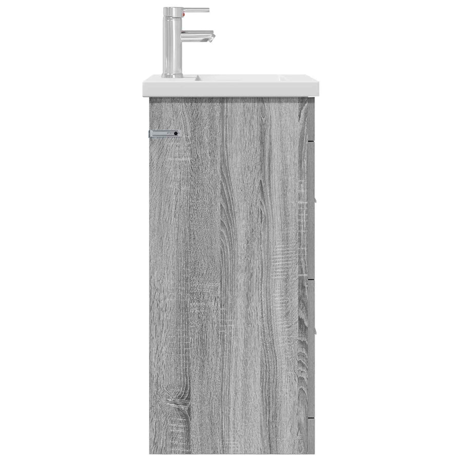 Badkamermeubel met Wasbak Grijs Sonoma 42 x 40 x 84,5 cm