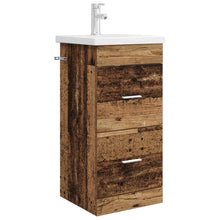 Badkamermeubel met Wasbak Oud hout 42 x 40 x 84,5 cm