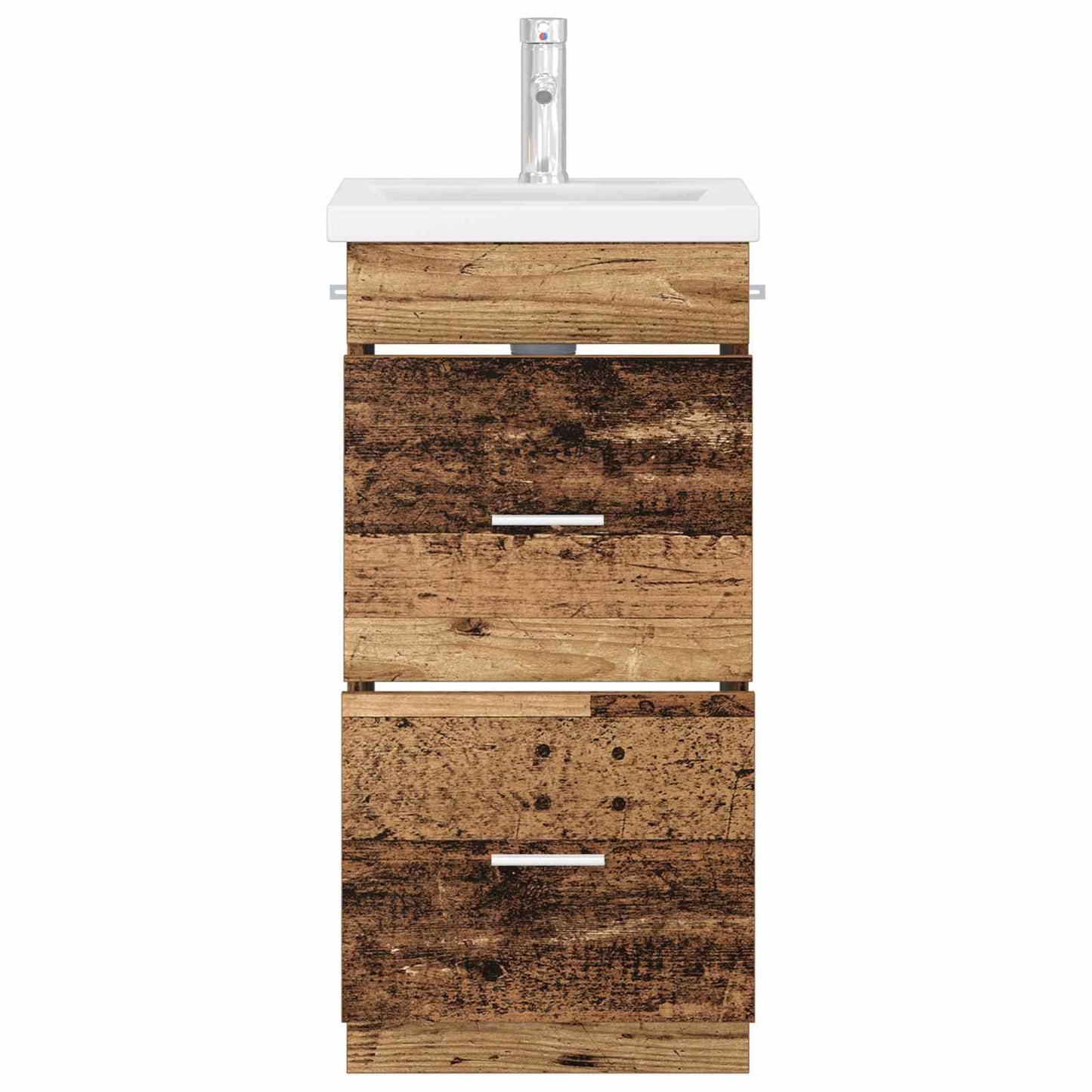 Badkamermeubel met Wasbak Oud hout 42 x 40 x 84,5 cm
