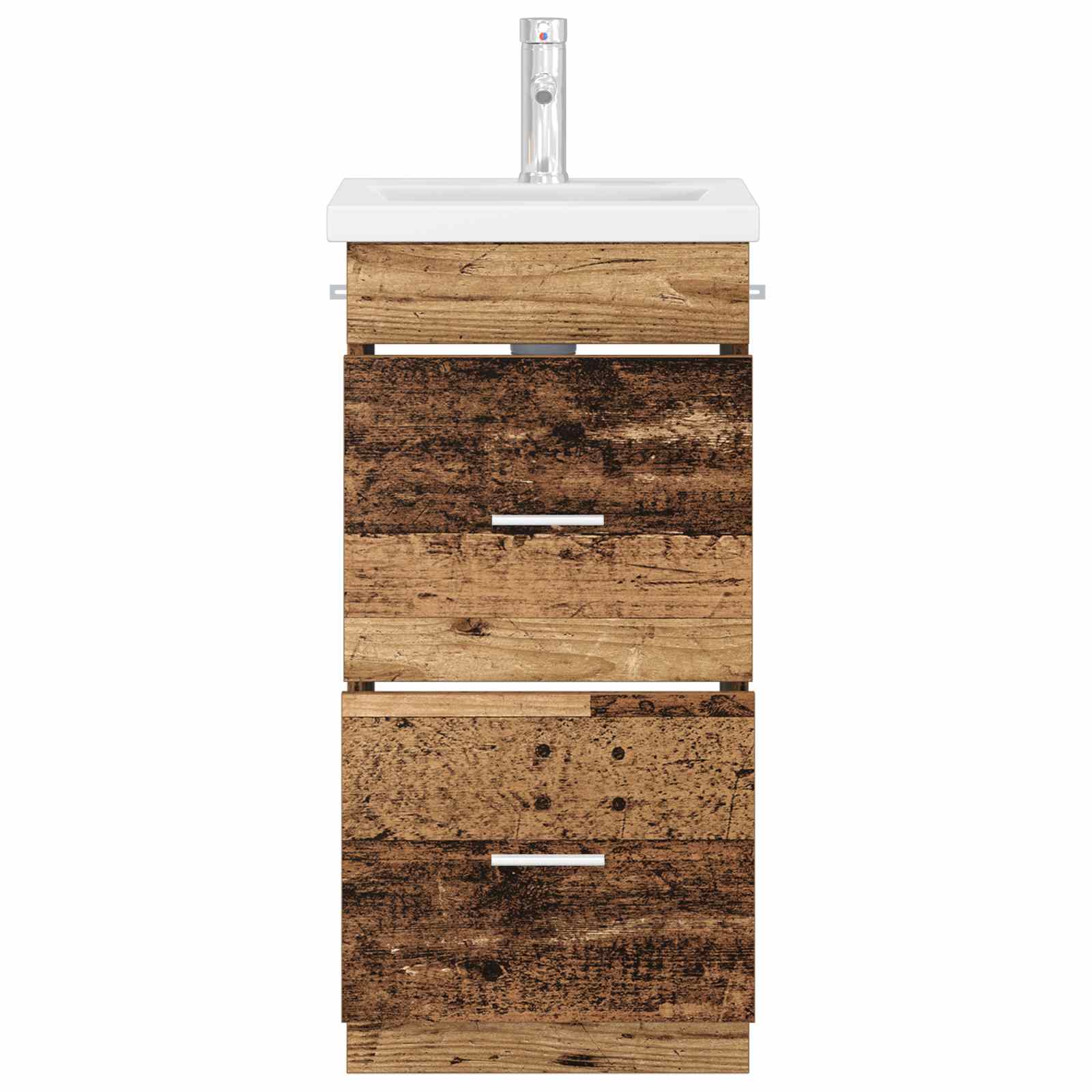 Badkamermeubel met Wasbak Oud hout 42 x 40 x 84,5 cm