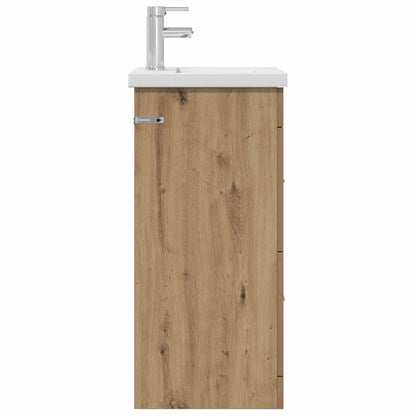 Badkamermeubel met Wasbak Artisanaal eiken 42 x 40 x 84,5 cm