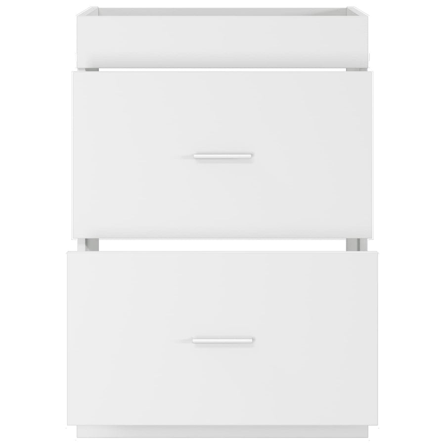 Badkamer Onder Wasbak Kast Wit 56 x 37,5 x 81 cm Bewerkt hout