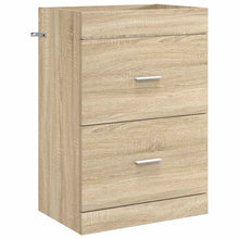 Badkamer Onder Wasbak Kast Sonoma Eiken 56 x 37,5 x 81 cm
