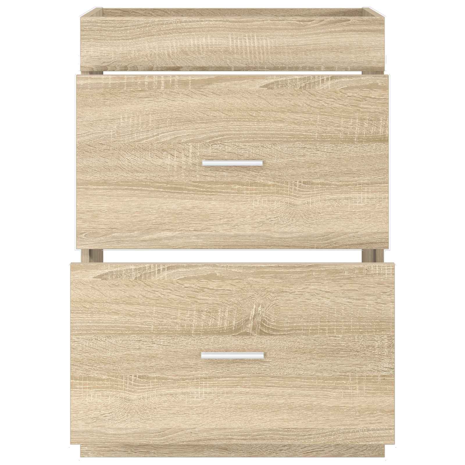 Badkamer Onder Wasbak Kast Sonoma Eiken 56 x 37,5 x 81 cm