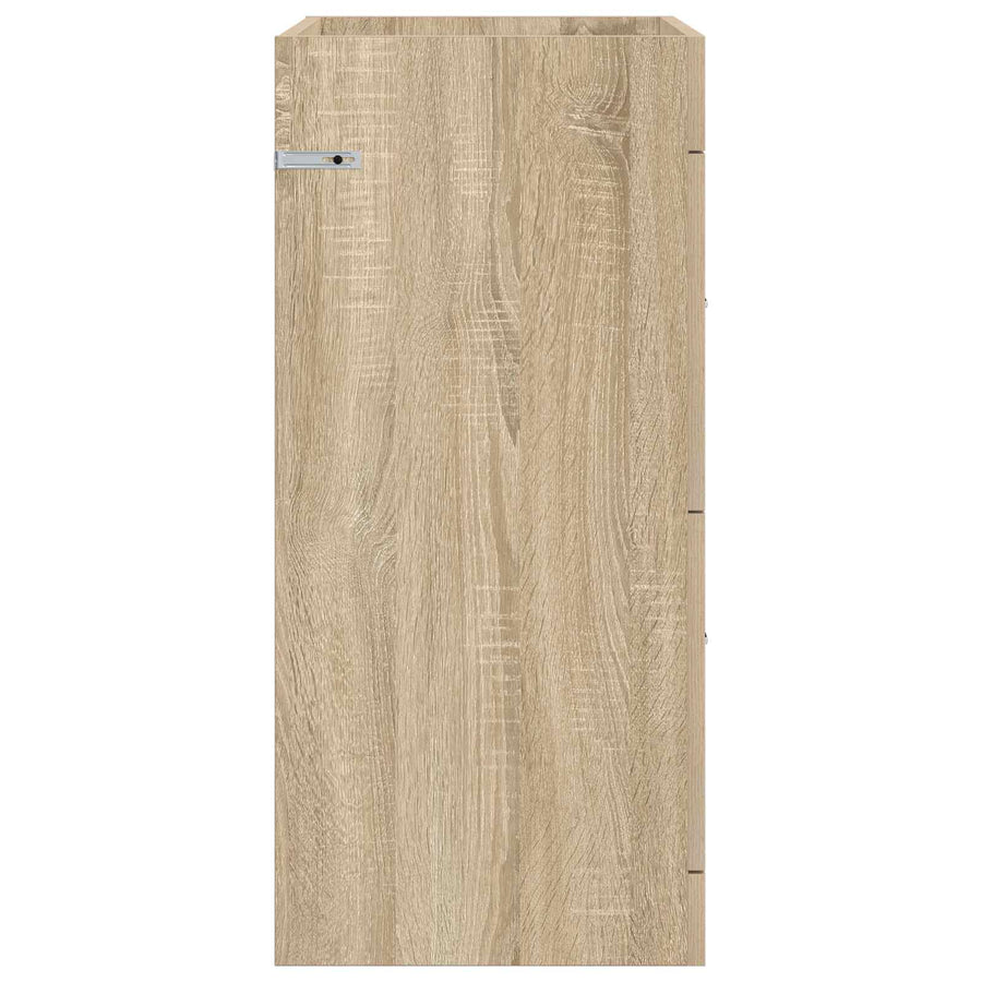 Badkamer Onder Wasbak Kast Sonoma Eiken 56 x 37,5 x 81 cm