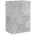 Badkamerkast onder wasbak 56x37,5x81 cm betongrijs